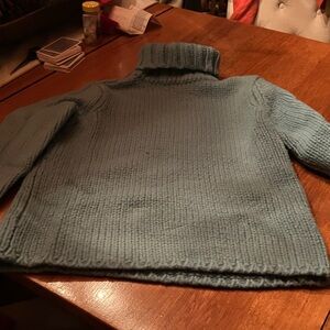 GAP Soft aqua Blue Knit Sweater
